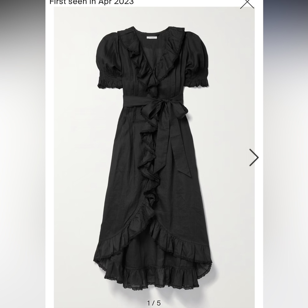 Doen Nanou belted wrap dress. Size XS.